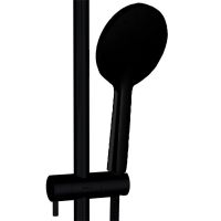 Душевая система Damixa Jupiter 977000300 Черная матовая — фото 3, Душевые стойки