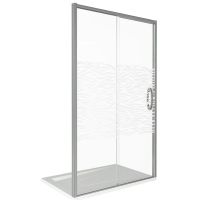 Товар: Душевая дверь Good Door Antares WTW-110-W-CH 110 профиль Хром с узором Волна - фото 1 Душевая дверь Good Door Antares WTW-110-W-CH 110 профиль Хром с узором Волна — фото 1, Раздвижные душевые двери