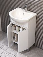 Тумба под раковину Vigo Wing 50 tn.WIN.BAL.50.2D Белая — фото 4, Мебель для ванной