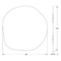 Зеркало Evoform Essence 60х60 с полированной кромкой арт-BY 0327 — фото 5, Зеркала в ванную комнату