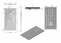Душевой поддон из искусственного камня Vincea 170x90 VST-4SR9017W Белый матовый — фото 5, Душевые поддоны из искусственного камня