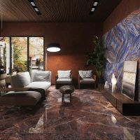 Керамогранит Artcer Exclusive Marble Clinker Blue Poli 960 60х120 см — фото 5, Керамогранит