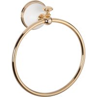 Кольцо для полотенец TW Harmony TWHA015bi/oro Золото — фото 1, Полотенцедержатели