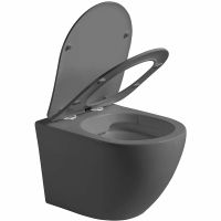 Товар: Унитаз Vincea Globo VT1-14SMA подвесной Антрацит матовый с сиденьем Микролифт - фото 4 Унитаз Vincea Globo VT1-14SMA подвесной Антрацит матовый с сиденьем Микролифт — фото 4, Подвесные унитазы