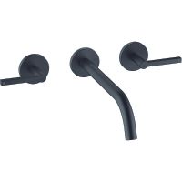 Смеситель для раковины Kludi Nova Fonte Puristic 201463915 Черный матовый — фото 1, Смесители для раковины