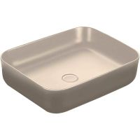 Раковина-чаша Vincea 50 VBS-105MC Капучино матовый — фото 1, Раковины накладные
