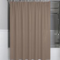 Штора для ванны Iddis Base 180х200 BS03P18i11 Коричневая — фото 1, Аксессуары для туалета