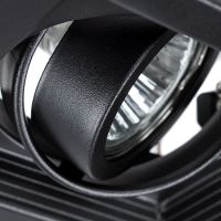 Встраиваемый светильник Artelamp Canis A6661PL-1BK Черный — фото 3, Точечные светильники