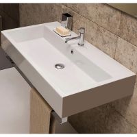 Товар: Раковина Globo Classic 90 SCQ911.BI Белая - фото 1 Раковина Globo Classic 90 SCQ911.BI Белая — фото 1, Раковины