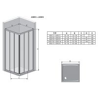 Товар: Душевая дверь Ravak Supernova ASRV3-80 198 15V40UR2Z1 профиль Сатин стекло Transparent - фото 7 Душевая дверь Ravak Supernova ASRV3-80 198 15V40UR2Z1 профиль Сатин стекло Transparent — фото 7, Раздвижные душевые двери