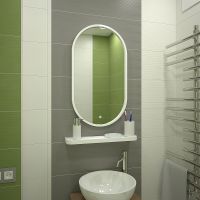 Зеркало Континент Prime 450х800 ЗЛП1099 с подсветкой Белое с сенсорным выключателем — фото 8, Зеркала в ванную комнату