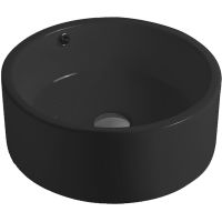 Раковина-чаша SantiLine 41 SL-1057MB Черная матовая — фото 1, Раковины накладные