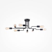 Товар: Потолочный светильник Maytoni Loft Gilbert T532CL-08B Черный - фото 5 Потолочный светильник Maytoni Loft Gilbert T532CL-08B Черный — фото 5, Светильники