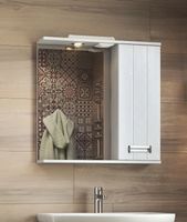 Зеркало со шкафом Vigo Diana 70 R z.DIA.70.R.El с подсветкой Белое — фото 2, Зеркальные шкафы в ванную