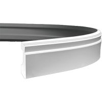 Плинтус гибкий Европласт 1.53.101 2000x110x26 мм — фото 1, Плинтуса напольные