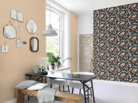 Обои RASCH Garden 690774 Винил на флизелине (0,53*10,05) Бежевый, Однотонные/Рогожка — фото 3, Обои для стен