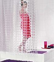 Штора для ванны Ridder Loupe 240х180 35997 полупрозрачная — фото 2, Шторы для ванной