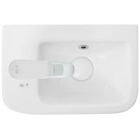 Раковина WeltWasser Aisbach 10100 L 37 10000004590 Белый глянец — фото 2, Мини-раковины