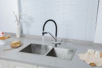 Товар: Смеситель для кухни Gappo G4398-80 Хром Черный - фото 7 Смеситель для кухни Gappo G4398-80 Хром Черный — фото 7, Смесители для кухни