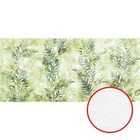 Фреска Ortograf Oasis 32743 Фактура бархат FX Флизелин (5*2,7) Зеленый, Листья — фото 1, Фрески