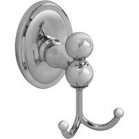 Двойной крючок Veragio Bonjour VR.BNR-7833.CR Хром — фото 1, Крючки для полотенец