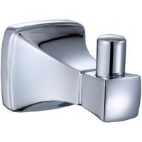 Крючок CeramaLux Domino 95401 Хром — фото 1, Крючки для полотенец