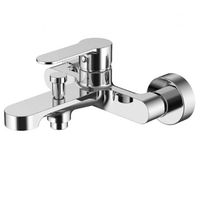 Смеситель для ванны Aquanet Passion AF300-20С Хром — фото 1, Смеситель для ванны