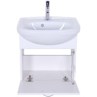 Товар: Тумба с раковиной Orange Лайт 45 LRA-45TUW+RA подвесная Белый глянец - фото 8 Тумба с раковиной Orange Лайт 45 LRA-45TUW+RA подвесная Белый глянец — фото 8, Тумбы с раковиной