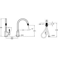 Товар: Смеситель для кухни Jacob Delafon Edgar E23309-CP Хром - фото 8 Смеситель для кухни Jacob Delafon Edgar E23309-CP Хром — фото 8, Смесители