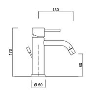 Смеситель для раковины Giulini Futuro F6545ANO Черный матовый — фото 3, Смесители
