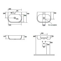 Товар: Раковина Kerasan Nolita 50 534031*1 Черная матовая - фото 7 Раковина Kerasan Nolita 50 534031*1 Черная матовая — фото 7, Раковины