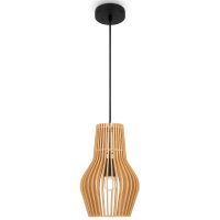 Подвесной светильник Maytoni Modern Roots MOD191PL-01W Черный, Бежевый — фото 1, Подвесные светильники