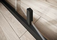 Душевой уголок Ravak Nexty NSKK3-90 90x90 3O677300Z1 профиль Черный стекло Transparent — фото 4, Душевые уголки четверть круга