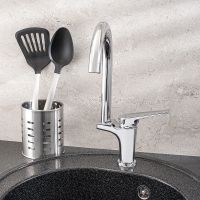 Смеситель для кухни Ростовская Мануфактура Сантехники SL122-017FO Хром — фото 2, Смесители