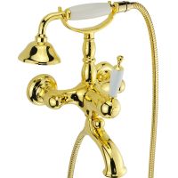 Смеситель для ванны Migliore Oxford 19164 Золото — фото 1, Смеситель для ванны