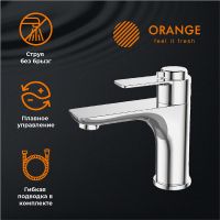 Комплект смесителей Orange Thermo с термостатом Хром арт-T19-311cr — фото 2, Готовые комплекты для ванной комнаты