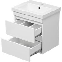 Товар: Тумба с раковиной Misty Енисей 50 УТ000011304 подвесная Белая - фото 3 Тумба с раковиной Misty Енисей 50 УТ000011304 подвесная Белая — фото 3, Мебель для ванной