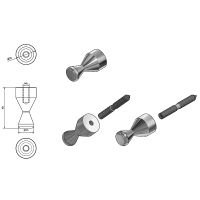 Крючок Sapho Simple line 1301-12 Хром — фото 4, Крючки для полотенец