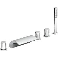 Смеситель на борт ванны Ravak WF 025.00 X070060 Хром — фото 1, Смесители на борт ванны