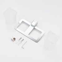 Стакан для зубных щеток Raglo двойной Хром арт-R301.08 — фото 9, Стаканы для зубных щеток