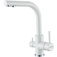 Смеситель для кухни Paulmark Essen Es213011-431TW Белый матовый — фото 1, Смесители для кухни