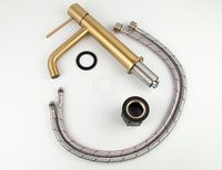 Смеситель для раковины Kaiser Vita 43211-3 Шлифованное золото — фото 3, Смесители