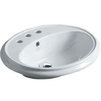 Раковина Simas Arcade 61 AR859bi*3 Белая — фото 1, Раковины встраиваемые сверху