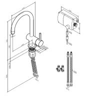 Смеситель для кухни AM.PM Like S F8007900 Хром — фото 16, Смесители для кухни