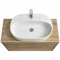 Тумба под раковину Aquaton Либерти 100 1A279601LYC70 подвесная Дуб эльвезия — фото 12, Тумбы под раковину