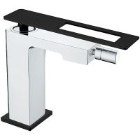 Смеситель для биде Boheme Q 146-CRB Хром Черный — фото 1, Смесители