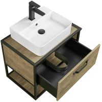 Тумба под раковину Aquaton Лофт Фабрик 65 1A242301LTDY0 подвесная Дуб кантри — фото 6, Мебель для ванной