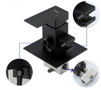 Гигиенический душ со смесителем Frap H802-6 F72802-6 Черный матовый — фото 6, Гигиенические души