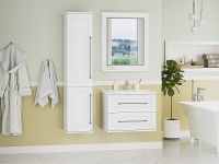 Тумба с раковиной Misty Марта 70 УТ000013429 подвесная Белая — фото 7, Мебель для ванной