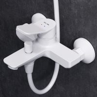 Душевая система AM.PM X-Joy F43885A14 Белый матовый — фото 4, Душевые стойки